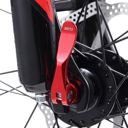 Wheel Hub Quick Release Skewer Set (Front & Rear) for MTB,1 Pair,Red in Kuwait