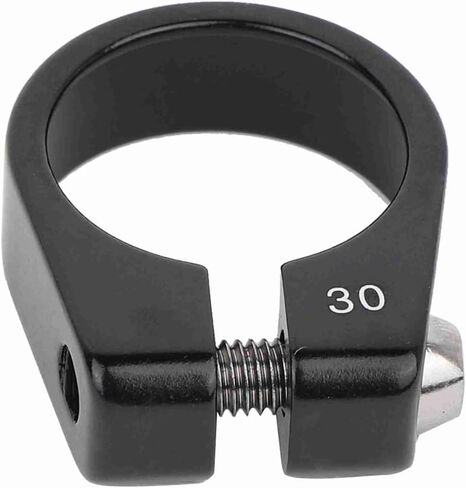 Aluminum Alloy Bike Seatpost Clamp 30mm – Bolt-Type Anti-Slip Saddle Collar for Mountain/Road Bikes, Secure Height Adjustment (1.2in Diameter)‌ in Kuwait