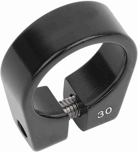 Aluminum Alloy Bike Seatpost Clamp 30mm – Bolt-Type Anti-Slip Saddle Collar for Mountain/Road Bikes, Secure Height Adjustment (1.2in Diameter)‌ in Kuwait