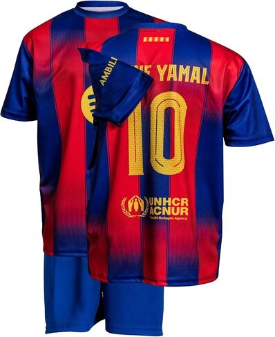 #10 Home/Away/Third Kids Soccer Jersey Shirts Football Futbol Socks Gift Set Youth Sizes in Kuwait