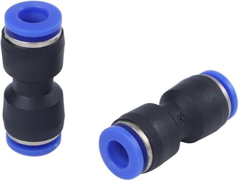 80Pcs Assorted Size Straight Push Quick Connect Fittings, 5/32 To 1/2 Inch Connectors For Polyethylene PU PA PE PVC Nylon Tubing in Kuwait