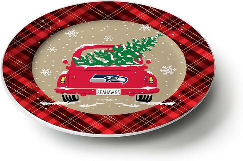 NFL San Francisco 49ers 10" Christmas Truck Plates - Set of 4 in Kuwait