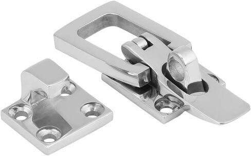 Slide Latch,Gate Bolt Lock, Sliding Door, Stainless Steel Marine Boat Locker Hatch Silver Clamp Fastener 70 28mm/3.0 1.1in in Kuwait
