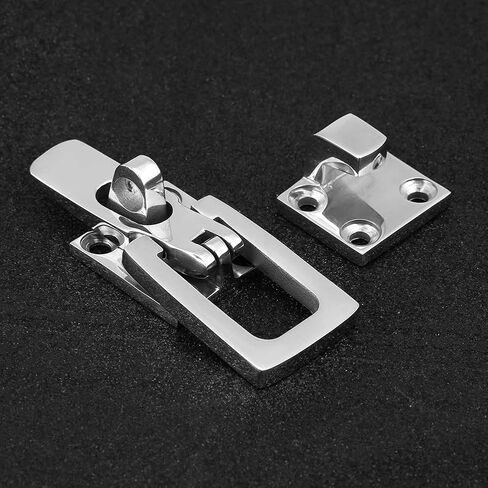 Slide Latch,Gate Bolt Lock, Sliding Door, Stainless Steel Marine Boat Locker Hatch Silver Clamp Fastener 70 28mm/3.0 1.1in in Kuwait