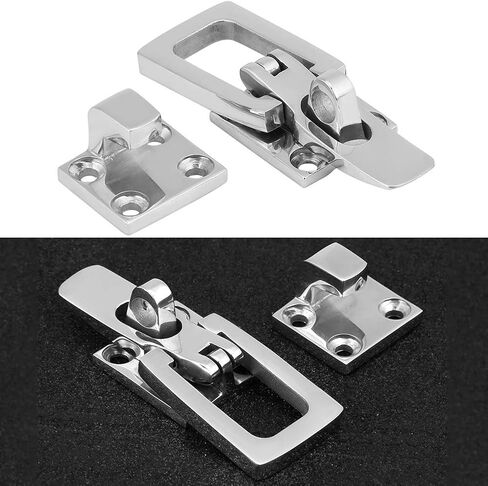 Slide Latch,Gate Bolt Lock, Sliding Door, Stainless Steel Marine Boat Locker Hatch Silver Clamp Fastener 70 28mm/3.0 1.1in in Kuwait