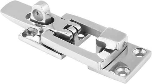 Slide Latch,Gate Bolt Lock, Sliding Door, Stainless Steel Marine Boat Locker Hatch Silver Clamp Fastener 70 28mm/3.0 1.1in in Kuwait