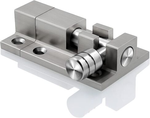 Door Lock,Gate Bolt Stainless,Slide,2 Pack Barrel Latch, Thickened Aluminum Alloy for, Brushed Finish with 6 Screws in Kuwait