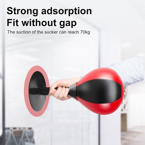Desktop Punching Bag with Suction Cup, Upgraded Spring Desk Punching Rage Bag Stress Buster Boxing Ball Funny Stress Relief Gift Heavy Duty Stress Relief Ball for Kids in Kuwait