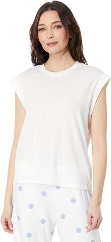 PJ Salvage Women's Loungewear Checked Out Short Sleeve T-Shirt in Kuwait