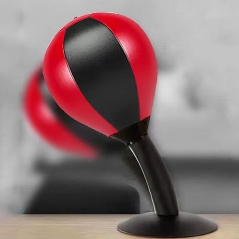Desktop Punching Bag with Suction Cup, Upgraded Spring Desk Punching Rage Bag Stress Buster Boxing Ball Funny Stress Relief Gift Heavy Duty Stress Relief Ball for Kids in Kuwait