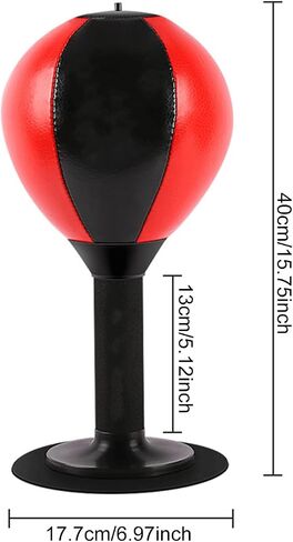 Desktop Punching Bag with Suction Cup, Upgraded Spring Desk Punching Rage Bag Stress Buster Boxing Ball Funny Stress Relief Gift Heavy Duty Stress Relief Ball for Kids in Kuwait