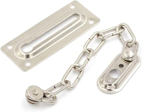 Door Chain Lock, Safe Buckle,Latch Safety Limiter,Metal Stainless Steel Anti-Theft Hasp Security Room Bolt in Kuwait