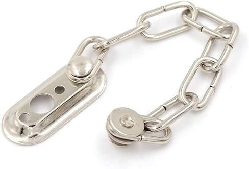 Door Chain Lock, Safe Buckle,Latch Safety Limiter,Metal Stainless Steel Anti-Theft Hasp Security Room Bolt in Kuwait