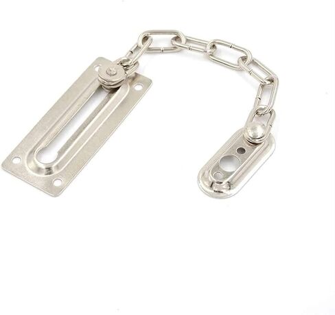 Door Chain Lock, Safe Buckle,Latch Safety Limiter,Metal Stainless Steel Anti-Theft Hasp Security Room Bolt in Kuwait