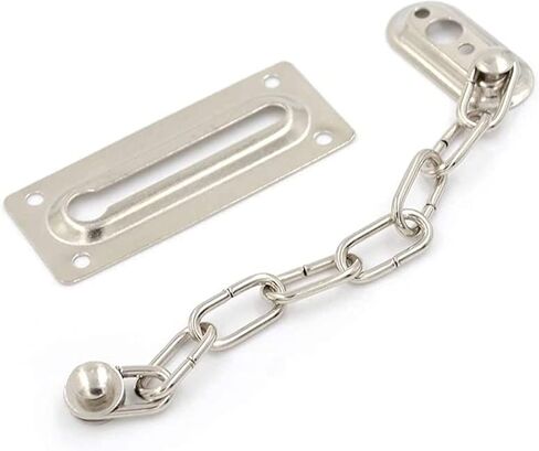Door Chain Lock, Safe Buckle,Latch Safety Limiter,Metal Stainless Steel Anti-Theft Hasp Security Room Bolt in Kuwait