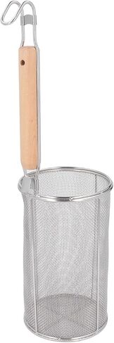 STAINLESS STEEL FINE MESH PASTA BASKET FOR COOKING NOODLES VEGETABLES AND MORE in Kuwait