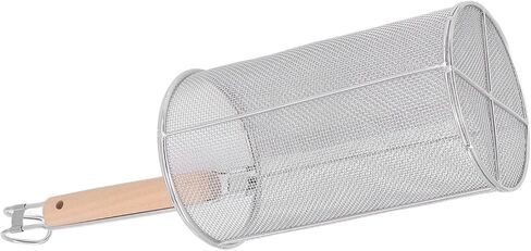 STAINLESS STEEL FINE MESH PASTA BASKET FOR COOKING NOODLES VEGETABLES AND MORE in Kuwait
