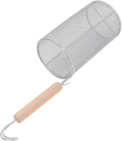 STAINLESS STEEL FINE MESH PASTA BASKET FOR COOKING NOODLES VEGETABLES AND MORE in Kuwait