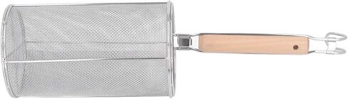 STAINLESS STEEL FINE MESH PASTA BASKET FOR COOKING NOODLES VEGETABLES AND MORE in Kuwait