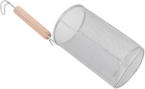 STAINLESS STEEL FINE MESH PASTA BASKET FOR COOKING NOODLES VEGETABLES AND MORE in Kuwait