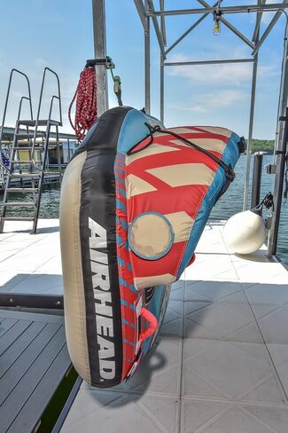 Tow-Behind Dock Storage - Keep Tubes Secure & Organized - No Drill Easy Install - Heavy Duty, UV & Rust Resistant - Made in USA- Fits a 2.5" Square Post in Kuwait