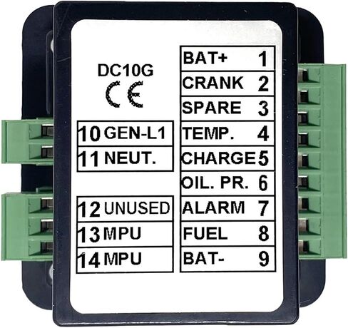 DC10G Generator Engine Multifunction Controller Manual Start & Stop Control Module For Genset Parts 1Pcs in Saudi Arabia