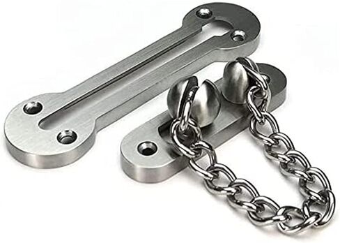 Door Chain Lock, Safe Buckle,Latch Safety Limiter,Stainless Steel Anti-Theft Bolt Hotel Anti-Lock (Size : 2 ((1 pcs) in Kuwait
