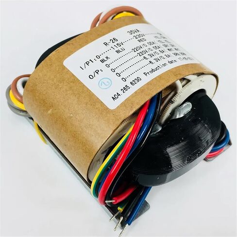 1PC 35W Sec Voltage 220V x2 + 6.3V x2 R-Core for Tube preamp DAC amp DIY in Kuwait