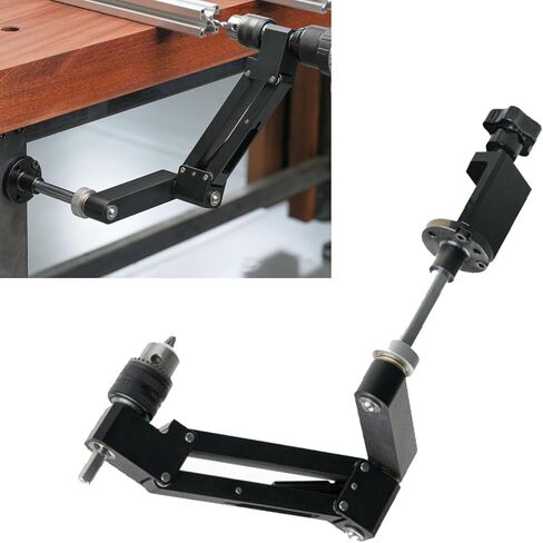 WALFRONT Hand Drill Tapping Cantilever Bracket Aluminum Alloy Tapping Bracket Vertical Rocker Universal Flexible Arm for Manual Drilling Support in Kuwait