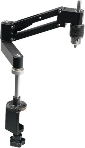 Manual Vertical Rocker Bracket Tapping Arm Drill Stand Aluminum Alloy Three Jaw Chuck Collets Supports 360 Degree Rotation Suitable Fo in Kuwait