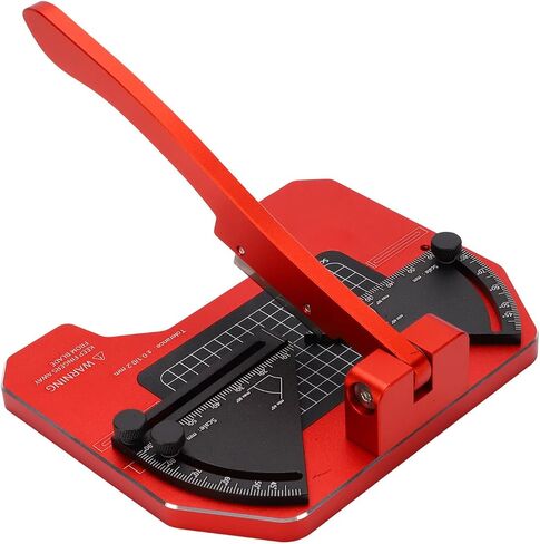 Diydeg Mitre Cutter، محطة قطع زاوية قابلة للتعديل 45-90 لصنع النماذج، قاطع قولبة احترافي من سبائك الألومنيوم بعرض قطع 38 مم، طول 2-58 مم in Kuwait