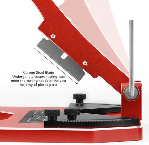 Diydeg Mitre Cutter، محطة قطع زاوية قابلة للتعديل 45-90 لصنع النماذج، قاطع قولبة احترافي من سبائك الألومنيوم بعرض قطع 38 مم، طول 2-58 مم in Kuwait