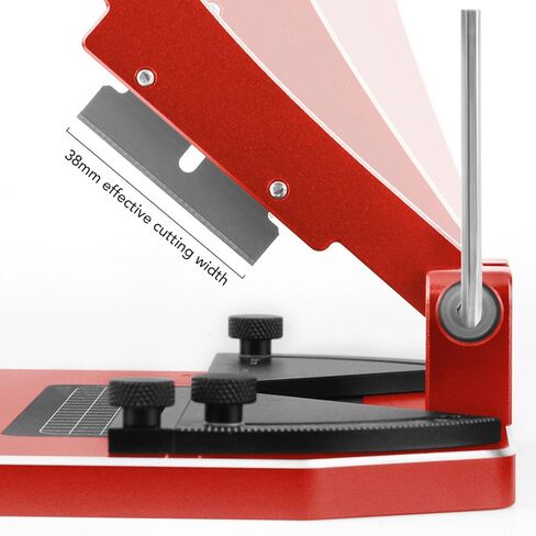 Diydeg Mitre Cutter، محطة قطع زاوية قابلة للتعديل 45-90 لصنع النماذج، قاطع قولبة احترافي من سبائك الألومنيوم بعرض قطع 38 مم، طول 2-58 مم in Kuwait