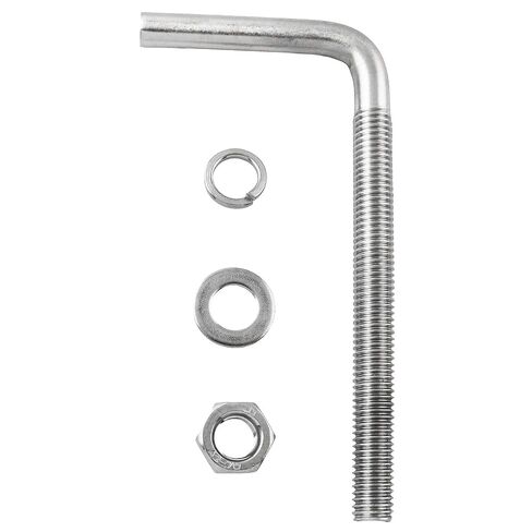 TAODAN 4PCS L-Shaped Anchor Bolt Set M10x150 Stainless Steel 7-Shaped Screws Heavy Duty Concrete and Wood Anchoring Bolts in Kuwait