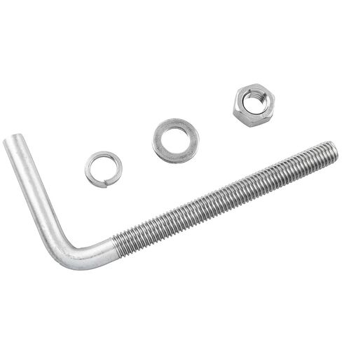 TAODAN 4PCS L-Shaped Anchor Bolt Set M10x150 Stainless Steel 7-Shaped Screws Heavy Duty Concrete and Wood Anchoring Bolts in Kuwait