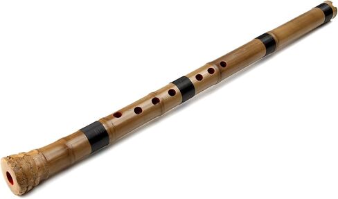 Chinese Vertical Bamboo Flute Traditional Musical Instrument Professional Nan Xiao 8 Hole G Key (Right Hand (close)) in Kuwait