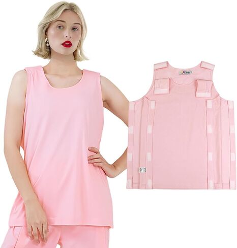 Unisex Post Shoulder Surgery Shirts,Recovery Tear Away T-Shirt,Fit Disabled and Incontinence in Kuwait
