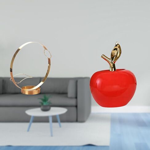 Bottle Holder Iron Ceramic Stand Rack Artistic Statue Sphere Shaped Unique Craft for Decoration Suitable for Bar Cabinet Bedroom Living in Kuwait