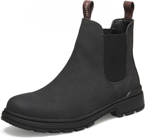 Cestfini Mens Slip On Chelsea Boots in Saudi Arabia