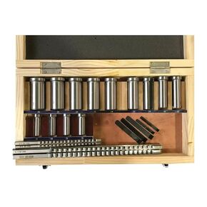 22pcs Keyway Broach Set High Speed Steel Keyway Cutting Machine Tool with Shim Metric Size 12-30 for CNC Machine Precision Engineering in Kuwait