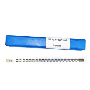 6mm Push-Type Keyway Broach High Speed Steel Square Metric Size for CNC Cutting Machine Tool Precision Engineering in Kuwait