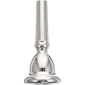 Cabilock Silver Plated Euphonium Mouthpiece Replacement, Brass Euphonium Accessory for Professional and Beginner Players, Small Size Instrument Part for Concert and Practice Use in Kuwait