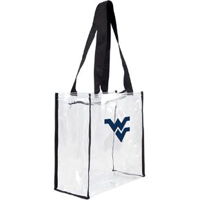 حقيبة Littlearth للجنسين للبالغين من الجنسين NCAA West Virginia University Clear Square Stadium، شفافة، 11.5 بوصة × 5.5 بوصة × 11.5 بوصة in Kuwait