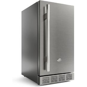 15 Inch Outdoor Refrigerator, Weather Proof Stainless Steel Beverage Beer Cooler Under Counter Fridge, Indoor/Outdoor Refrigerator with 3 Shelves for Patio Kitchen and Commercial Use in Kuwait