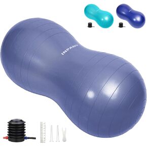 INPANY Peanut Ball - Exercise Ball for Labor Birthing, Anti-Burst Physical Therapy for Kids, Core Strength, Flexible Seating, Home & Gym Fintness, Sensory Chair Wiggle Seat for Girls and Boys in Kuwait