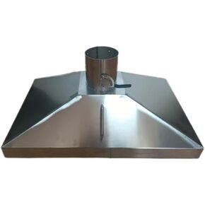 High-Efficiency Stainless Steel Fume Hood for Welding and Cutting Smoke Collection with Bell-Shaped Design in Kuwait