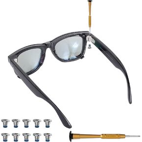 Screw Kit & Screwdriver For Ray-Ban Meta Wayfarer/Skyler/Headliner (Gen 2) and Oakley Meta HSTN Smart Glasses Accessories, Replacement Smart Sunglasses Temple Screws in Saudi Arabia
