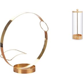 Bottle Holder Stand Rack Straw Holder Acrylic Straw Dispenser Stainless Iron Acrylic Artistic Design Functional Storage in Kuwait