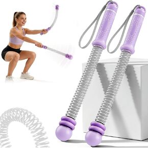 2PCS Weighted Cordless Battle Ropes - Heavy Duty Portable Wireless Workout Equipment for Home Gym, HIIT, Strength & Low-Impact Cardio Training for Men & Women, with Non-Slip Grips in Saudi Arabia