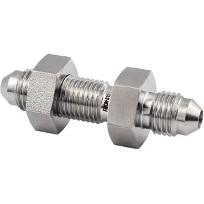 316 حاجز من الفولاذ المقاوم للصدأ Union 1/2 "ذكر JIC 37 درجة مضيئة داش حجم 8، 4500 رطل لكل بوصة مربعة، SS-BU-AN8 in Kuwait